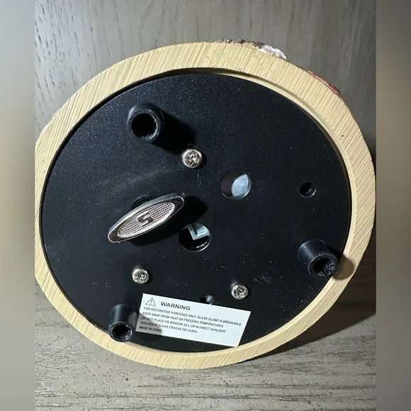 Beautiful Holiday Snow Globe with Santa in Red Shorts - Picture 8 of 12